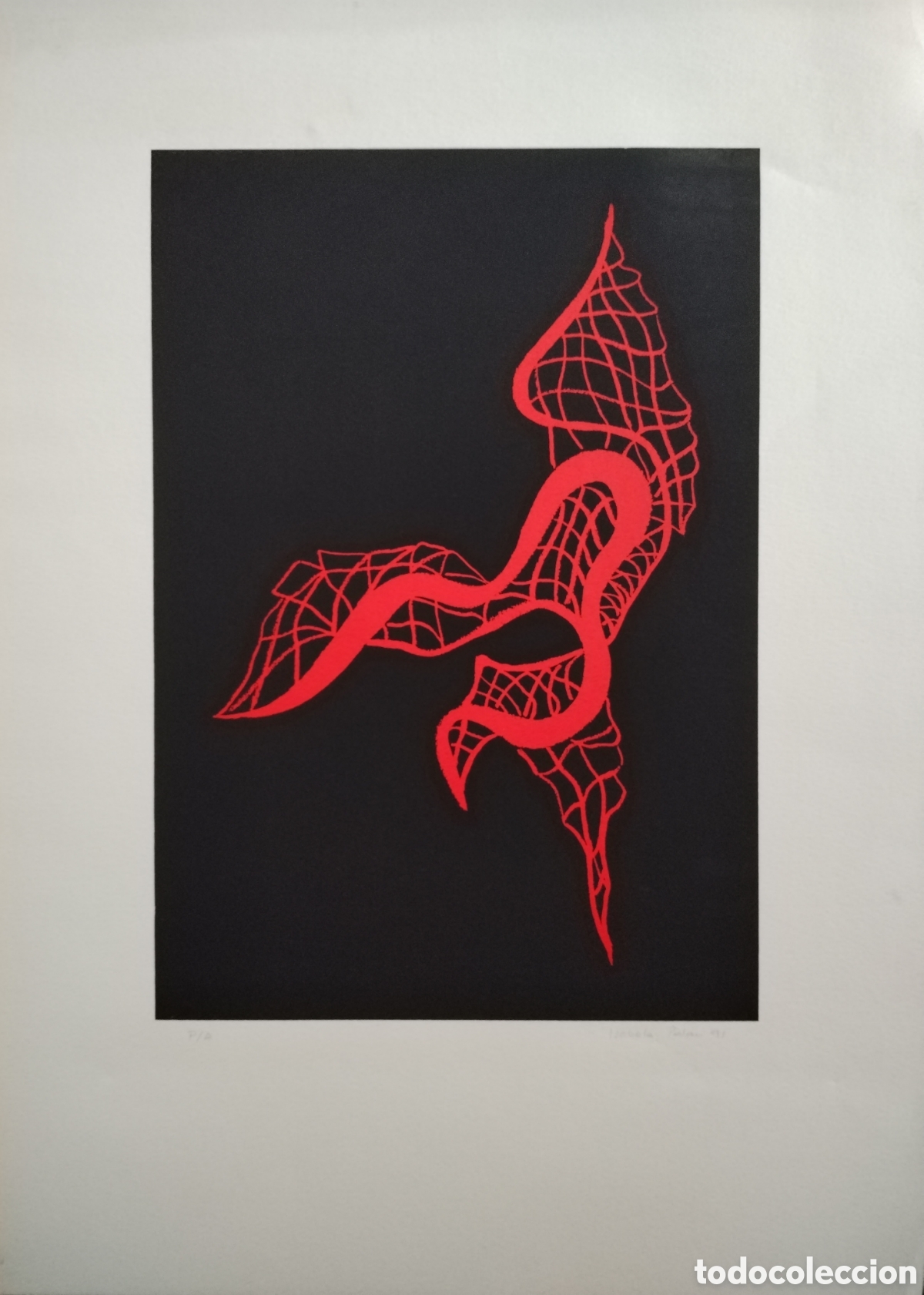 Arte: Isabela Palau. Serigraf&iacute;a firmada P/A