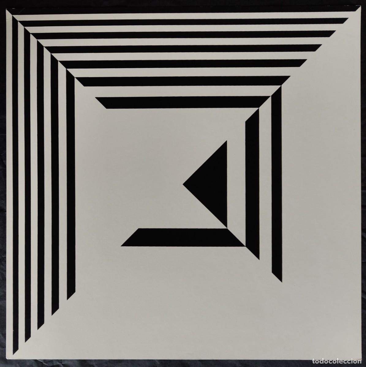 Arte: Reiner Kallhardt (1933). Multivariables System, serigraf&iacute;a firmada a mano, 1968