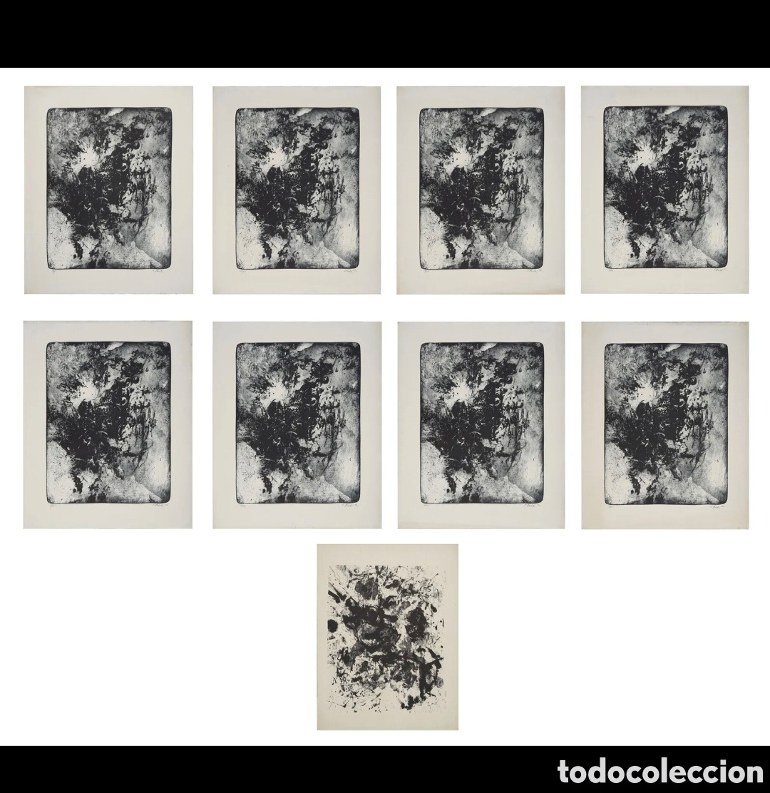 Arte: THIELER FRED (1916-1999) LOTE COMPUESTO POR 9 Serigraf&iacute;as 1961-62 - firma, fecha y tirada l&aacute;piz