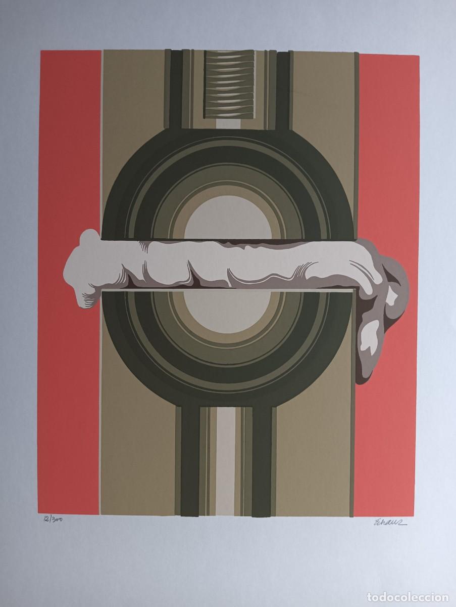 Arte: Francisco Echauz (Madrid, 1927-1911) Serigraf&iacute;a de 37x30 papel 65x50cms, firmada mano y numerada
