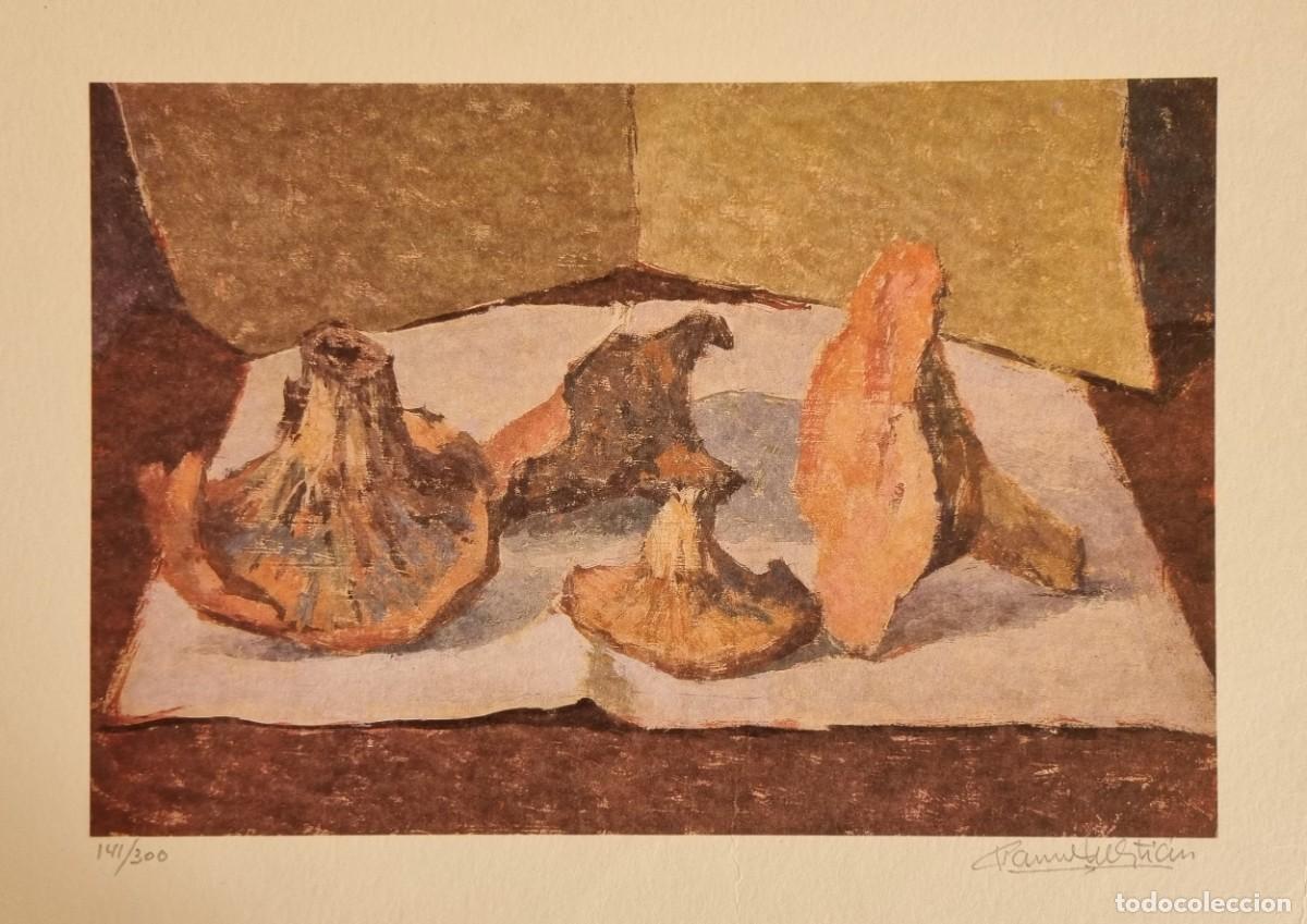 Arte: Serigraf&iacute;a firmada del pintor FRANCISCO SEBASTI&Aacute;N