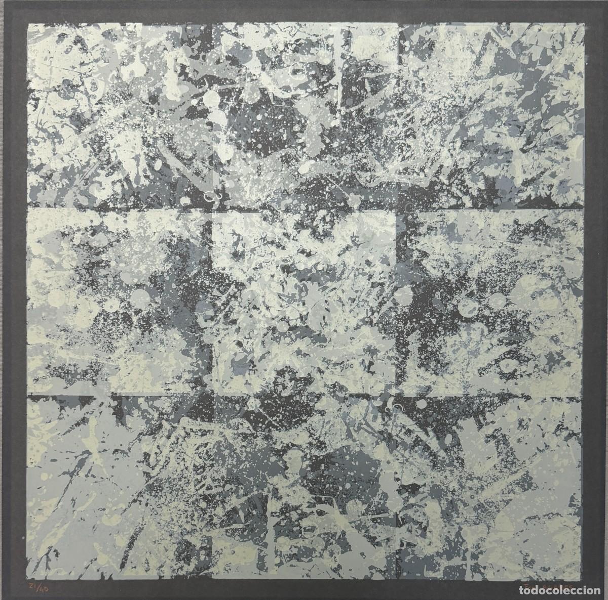 Arte: Paco Lagares , Madrid , serigraf&iacute;a firmada y justificada , a&ntilde;o 1984