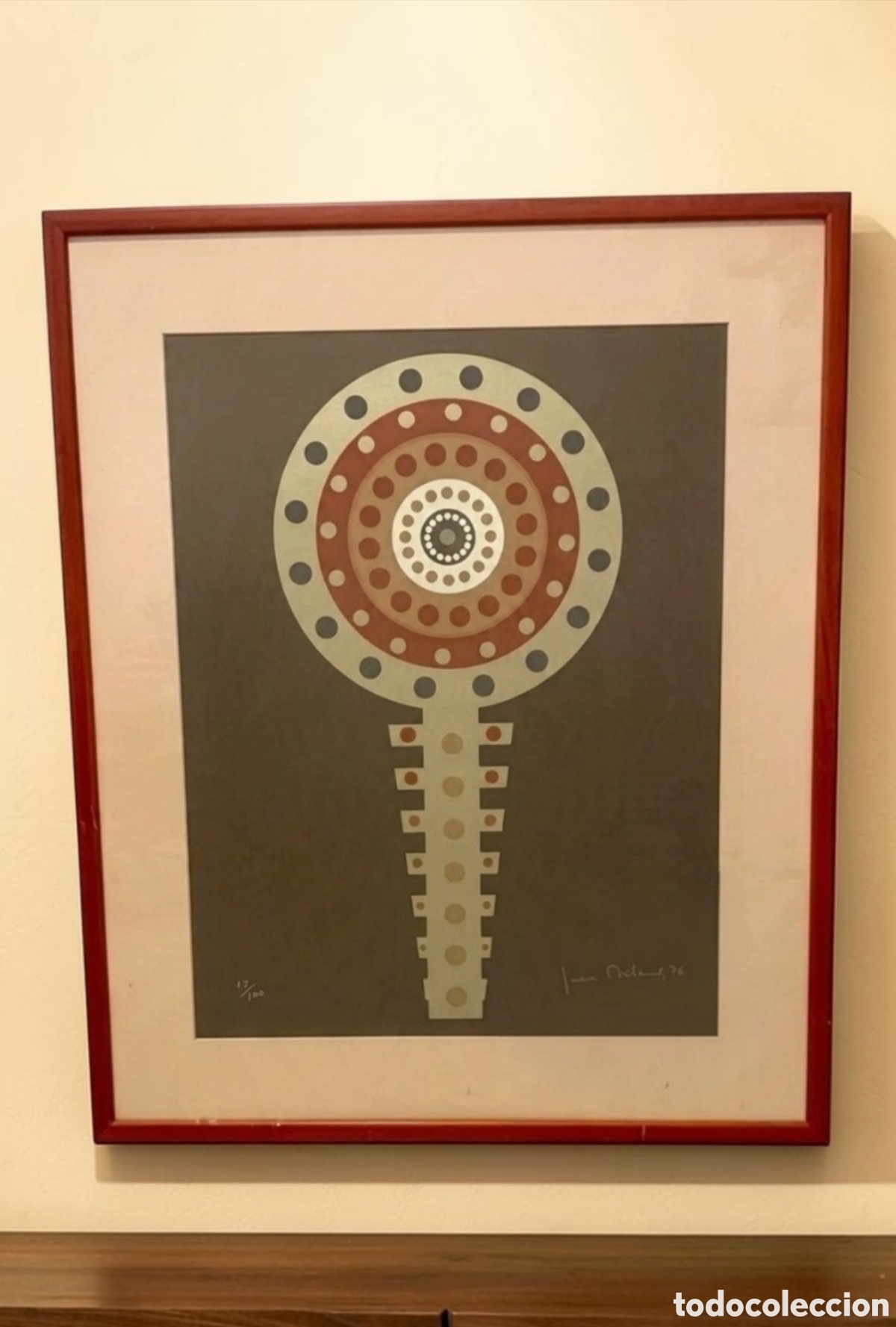 Arte: Serigraf&iacute;a Original de Juan Manuel Llopis (Valencia, 1976) - Firmada y Numerada 47/100 - Enmarcada