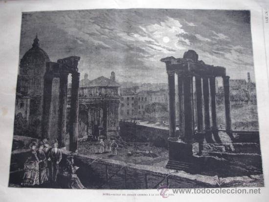 Arte: ROMA RUINAS DEL FORUM - Foto 1