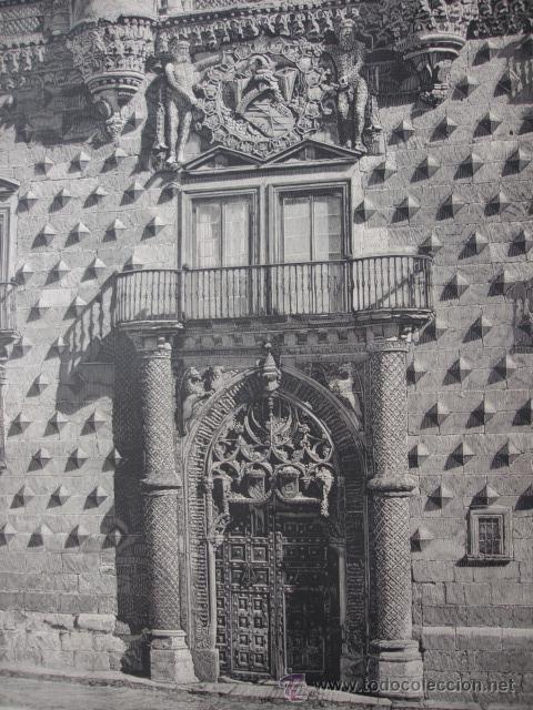 Arte: GUADALAJARA PALACIO DEL INFANTADO 1874 - Foto 1