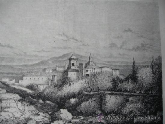 Arte: TARRAGONA MONASTERIO DE POBLET 1874 - Foto 1