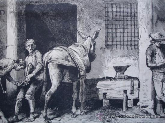 Arte: HERRADOR DE ALDEA   1874 - Foto 1