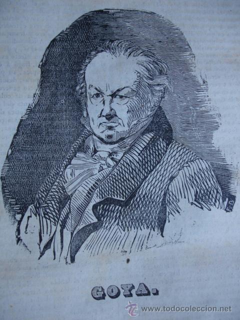Arte: GOYA GRABADO DE  1838 - Foto 1