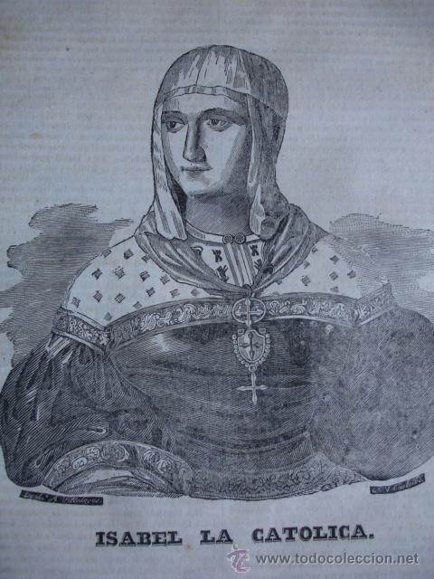 Arte: ISABEL LA CATOLICA 1838 - Foto 1