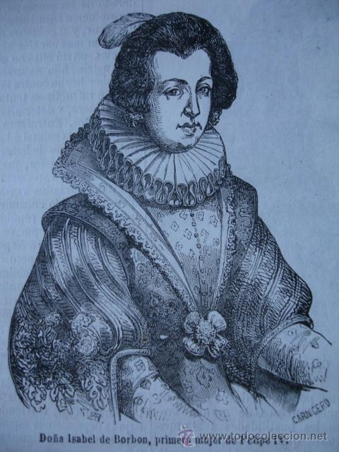 Arte: ISABEL DE BORBON MUJER DE FELIPE IV - Foto 1