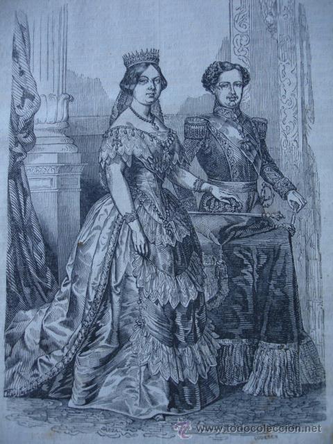 Arte: ISABEL II Y FRANCISCO DE ASIS - Foto 1