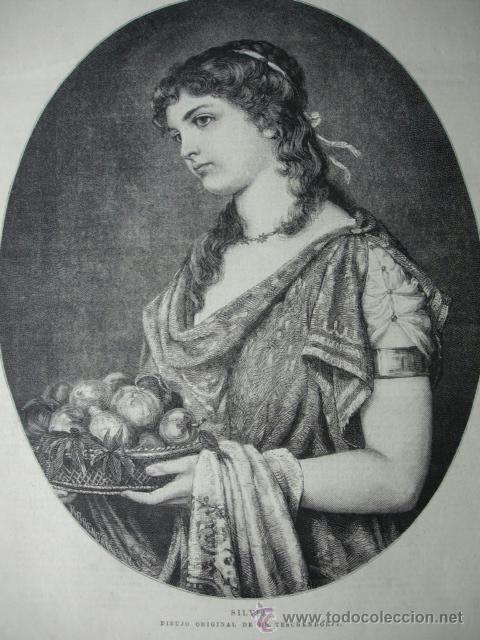 Arte: SILVIA .TESCHENDORFF .1879 - Foto 1