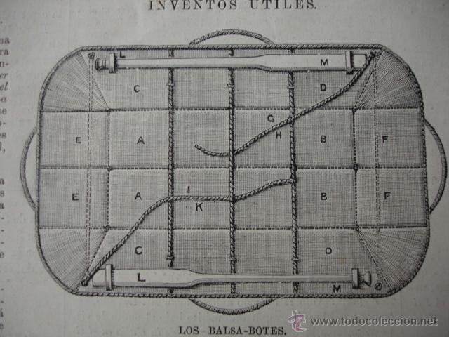 Arte: BALSA SALVAVIDAS.MARINA 1879 - Foto 1