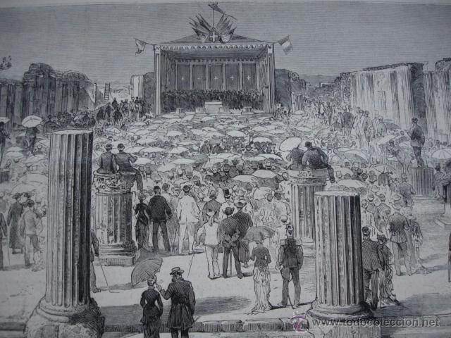 Arte: XVIII CENTENARIO DESTRUCION DE POMPEYA - Foto 1