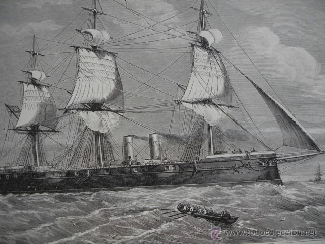Arte: CORBETA ARAGON MARINA 1879 - Foto 1