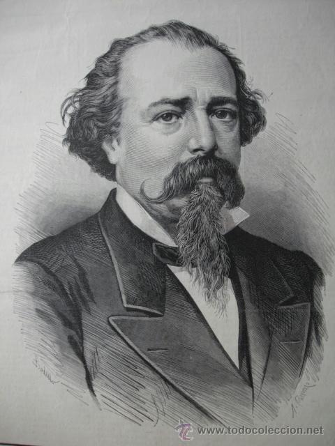 Arte: ADELARDO LOPEZ DE AYALA 1879 - Foto 1