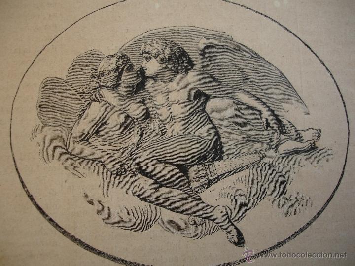 Arte: CUPIDO Y PSIQUIS  1871 - Foto 1