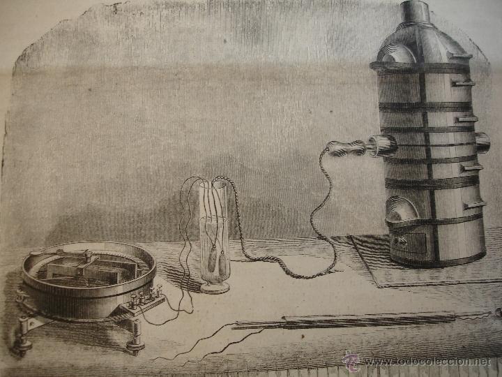 Arte: PIROMETRO ELECTRICO 1871 - Foto 1