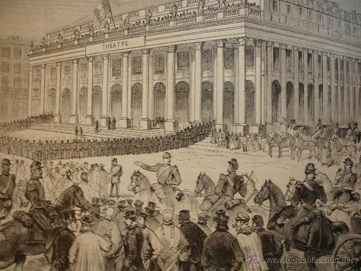 Arte: GRAN TEATRO DE BURDEOS 1871 - Foto 1