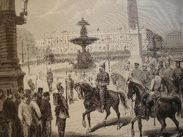 Arte: ALEMANES EN PARIS  1871 - Foto 1
