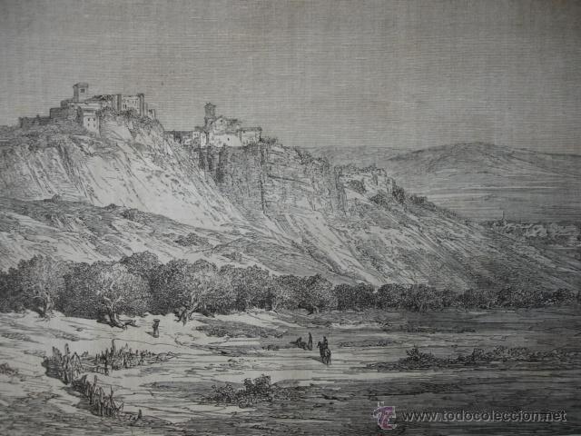 Arte: ARCOS DE LA FRONTERA . A&Ntilde;O 1865. - Foto 1