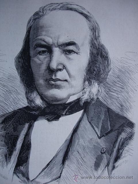 Arte: CLAUDE BERNARD .A&Ntilde;O 1878 - Foto 1