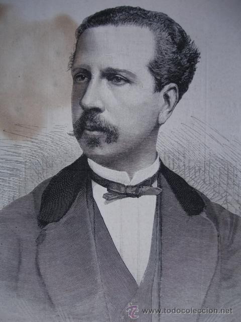 Arte: FRANCISCO DE ASIS DE BORBOB Y DE BORBON .A&Ntilde;O 1878 - Foto 1