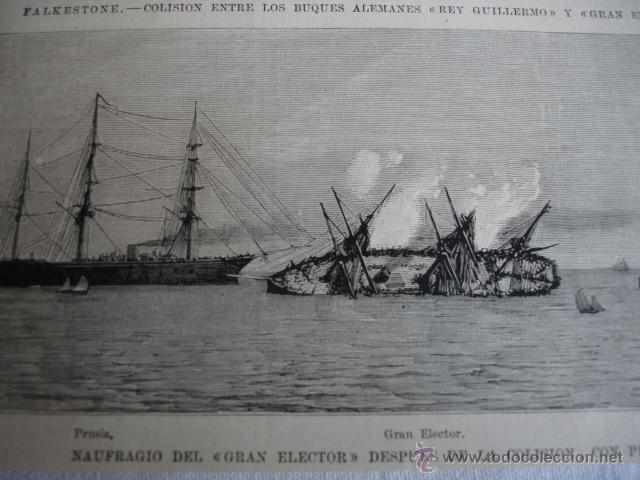 Arte: HUNDIMIENTO DEL GRAN ELECTOR.MARINA - Foto 1