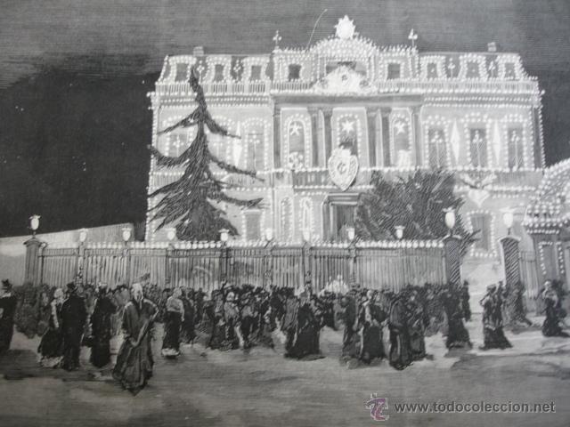 Arte: MADRID ILUMINACION PALACIO MARQUESES DE CAMPO - Foto 1