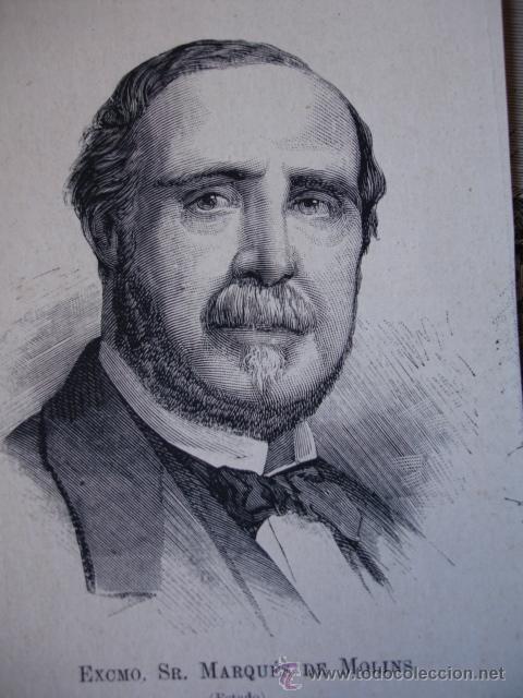 Arte: MARQUES DE MOLINS .A&Ntilde;O 1879 - Foto 1