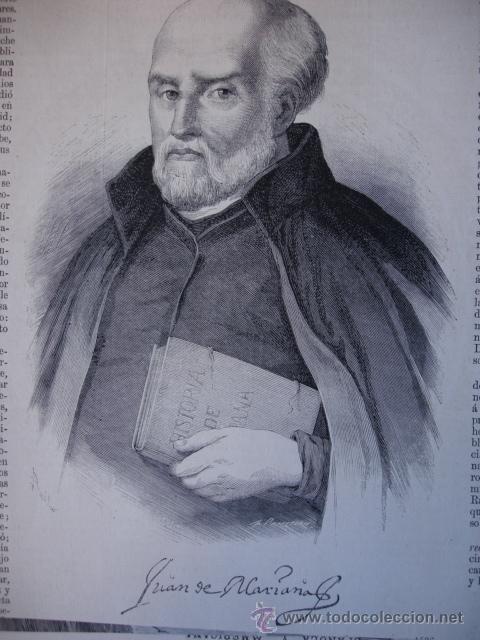 Arte: JUAN DE MARIANA   .A&Ntilde;O 1879 - Foto 1
