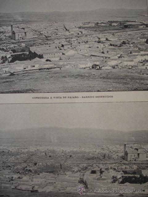Arte: CATASTROFE EN CONSUEGRA . A&Ntilde;O 1891 - Foto 1