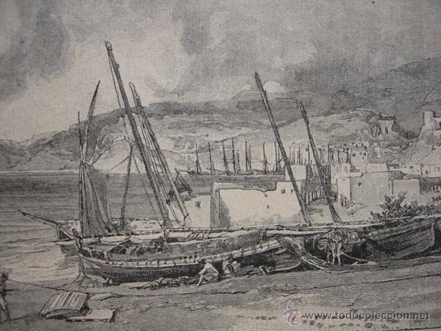 Arte: ALMERIA DESDE EL ESTE . A&Ntilde;O 1891 - Foto 1