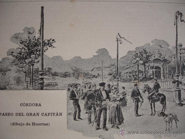 Arte: CORDOBA PASEO GRAN CAPITAN . A&Ntilde;O 1891 - Foto 1