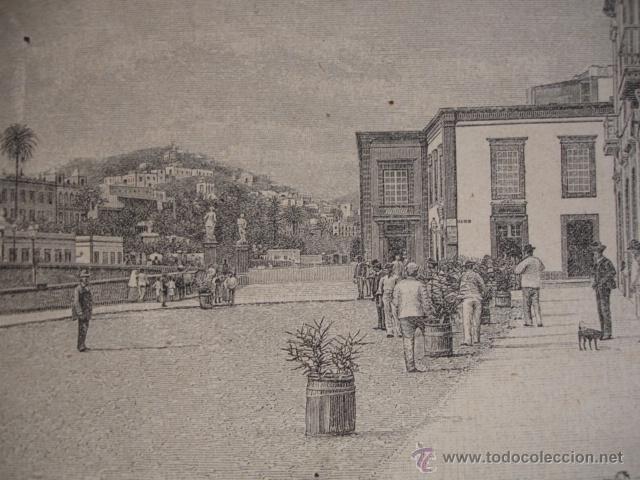 Arte: PLAZA DE LA DEMOCRACIA CANARIAS . A&Ntilde;O 1891 - Foto 1