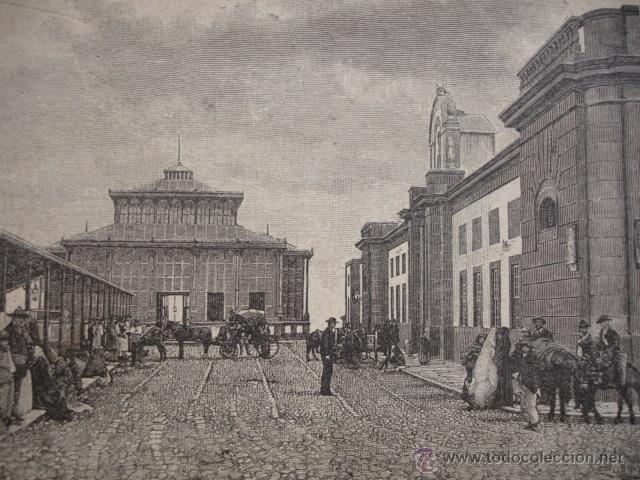 Arte: MERCADO  CANARIAS . A&Ntilde;O 1891 - Foto 1