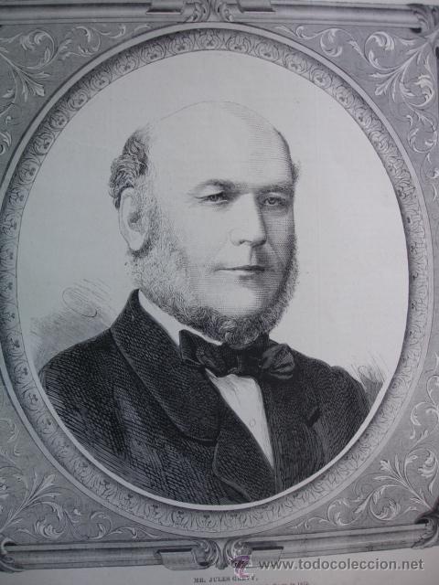 Arte: JULES GREVY  .A&Ntilde;O 1879 - Foto 1
