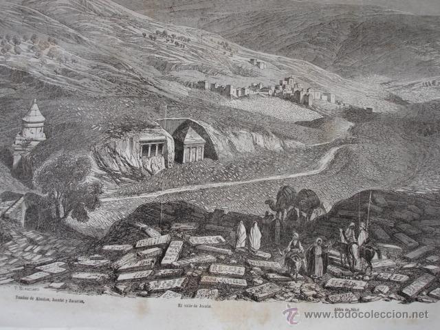 Arte: EL VALLE DE JOSAFAT .A&Ntilde;O 1853 - Foto 1