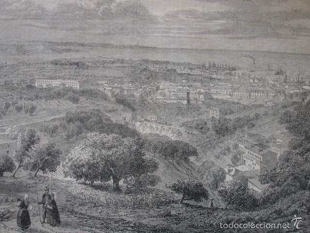 Arte: VISTA DE TRIESTE  .A&Ntilde;O 1859 - Foto 1