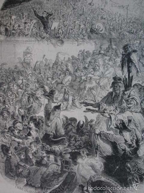 Arte: CARNAVAL . A&Ntilde;O 1859 - Foto 1