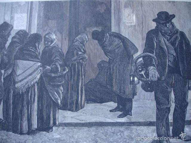 Arte: A LA HORA DEL ALBA  RIBERA .A&Ntilde;O 1878 - Foto 1