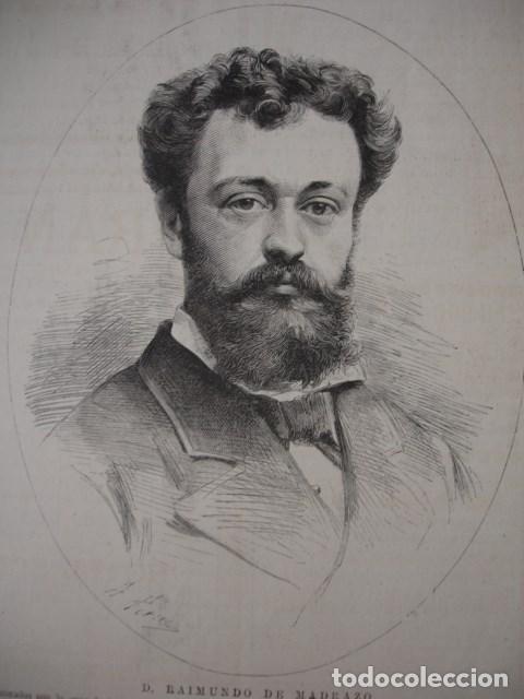 Arte: RAIMUNDO DE MADRAZO  .A&Ntilde;O 1878 - Foto 1