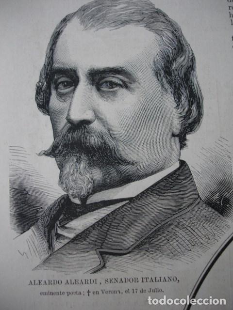 Arte: ALEARDO ALEARDI  .A&Ntilde;O 1878 - Foto 1