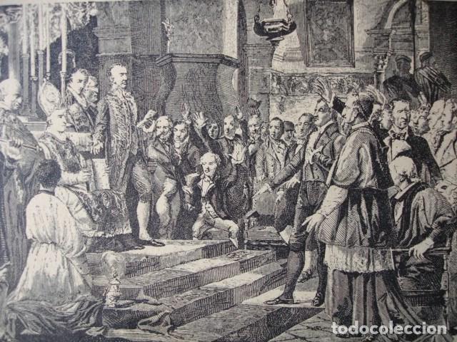 Arte: JURAMENTO DE LAS CORTES DE CADIZ - Foto 1