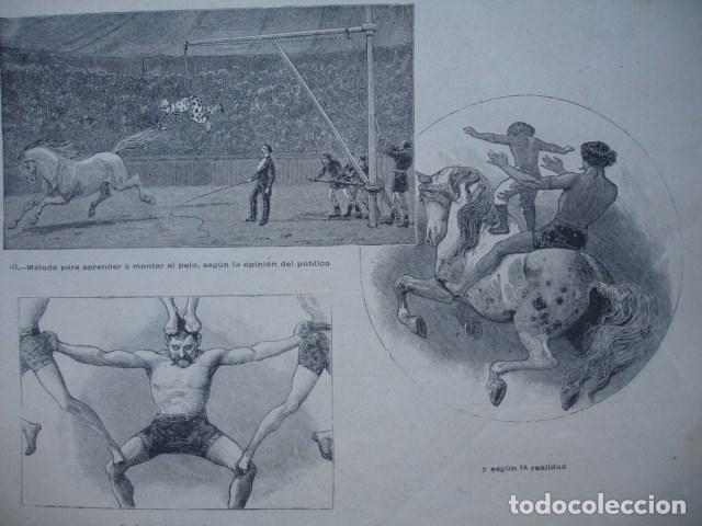 Arte: ESCENAS DE CIRCO  A&Ntilde;O 1888 - Foto 1