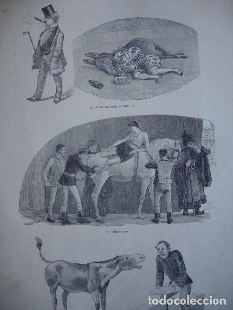 Arte: ESCENAS DE CIRCO A&Ntilde;O 1888 - Foto 1