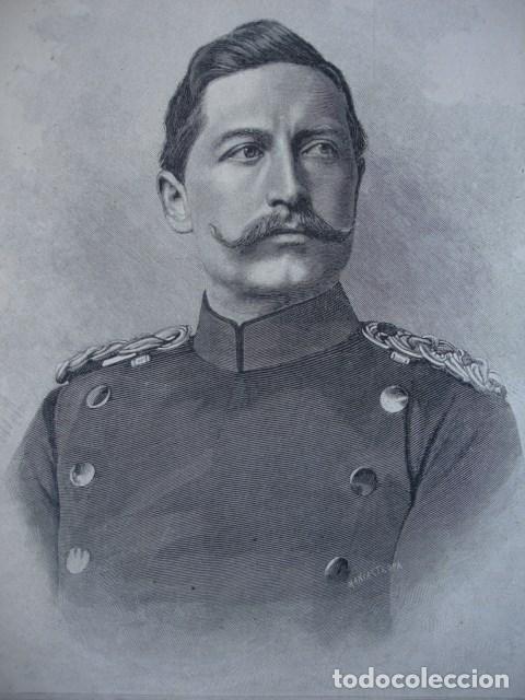 Arte: GUILLERMO II A&Ntilde;O 1888. - Foto 1