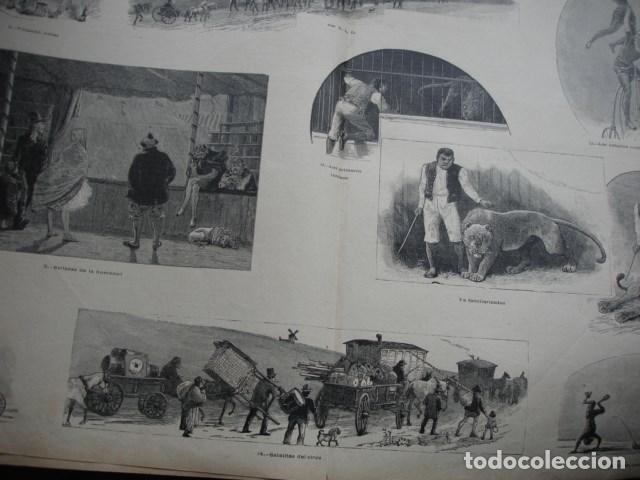 Arte: ESCENAS DE CIRCO  A&Ntilde;O 1888 - Foto 1