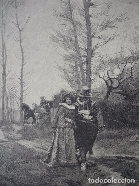 Arte: A PASEO LELOIR  A&Ntilde;O 1888 - Foto 1