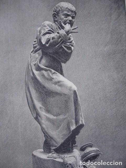 Arte: ACCIDENTE MARIANO BENLLIURE .A&Ntilde;O 1887 - Foto 1